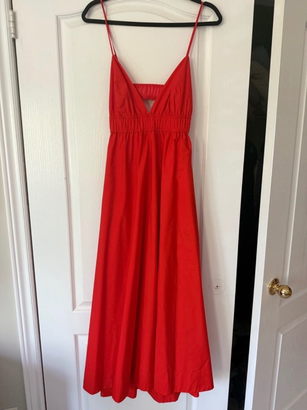 NWT Aritzia Wilfred Encourage Poplin Maxi Dress
